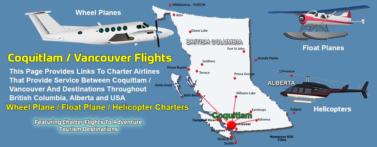 Coquitlam BC Air Charter Directory